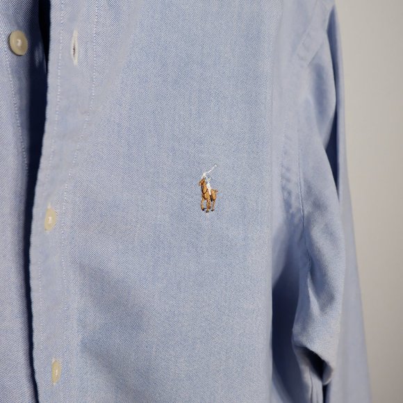 ralph lauren blue dress shirt - Picture 6 of 8